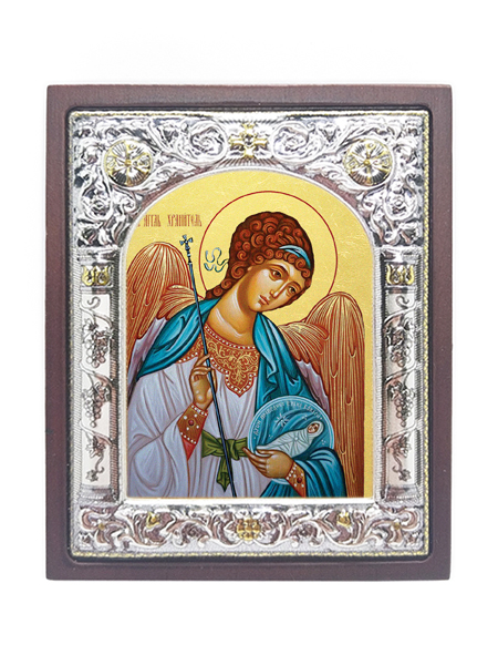 Икона "Ангел Хранитель" (в синем)